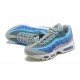 Nike Air Max 95 TT Herren Blau Grau Weiß Schuhe CW7992 001