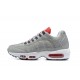 Nike Air Max 95 TT Herren Grau Weiß und Rot Schuhe