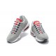 Nike Air Max 95 TT Herren Grau Weiß und Rot Schuhe