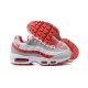 Nike Air Max 95 TT Herren Weiß Rot und Grau Schuhe