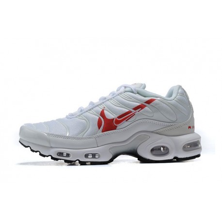 Nike Air Max Plus Tn Herren Weiß Rot CU3454 100 Schuhe