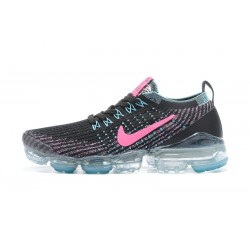 Nike Air VaporMax Flyknit 3 Damen/Herren Schwarz Rosa Schuhe AJ5910 101