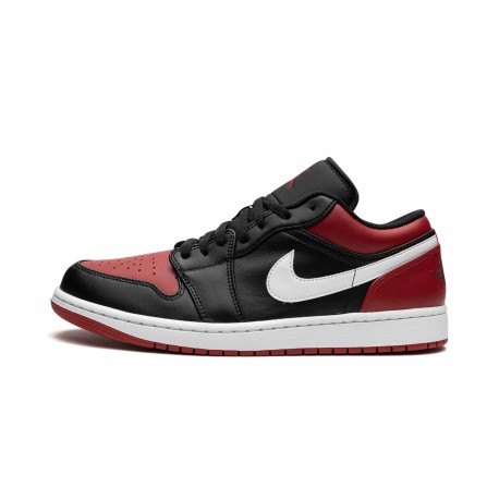 Nike Air Jordan 1 Low Herren Alternate Bred Toe 553558-066 Schuhe