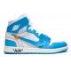 Jordan 1 Retro High Off-White University Blue AQ0818148 Basketballschuhe