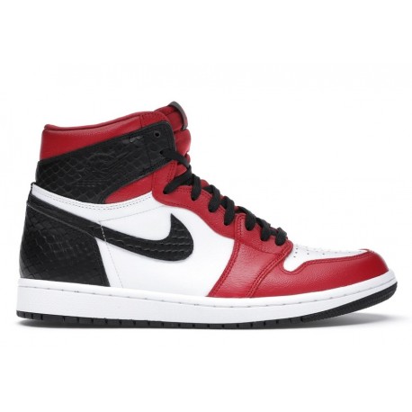 Jordan 1 Retro High Satin Snake Chicago Damen CD0461601 Basketballschuhe