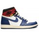 Jordan 1 Retro High Union Los Angeles Blue Toe BV1300146 Basketballschuhe