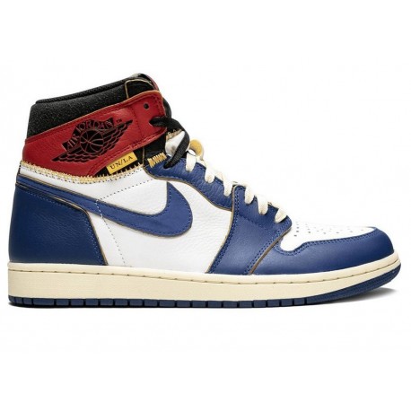 Jordan 1 Retro High Union Los Angeles Blue Toe BV1300146 Basketballschuhe